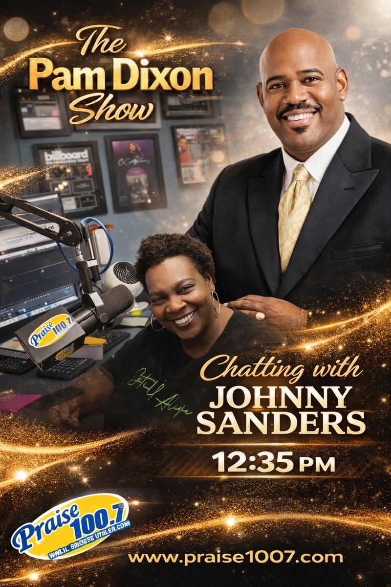 Chatting With #JohnnySanders Tomorrow On The #PamDixonShow #MiddayInspiration