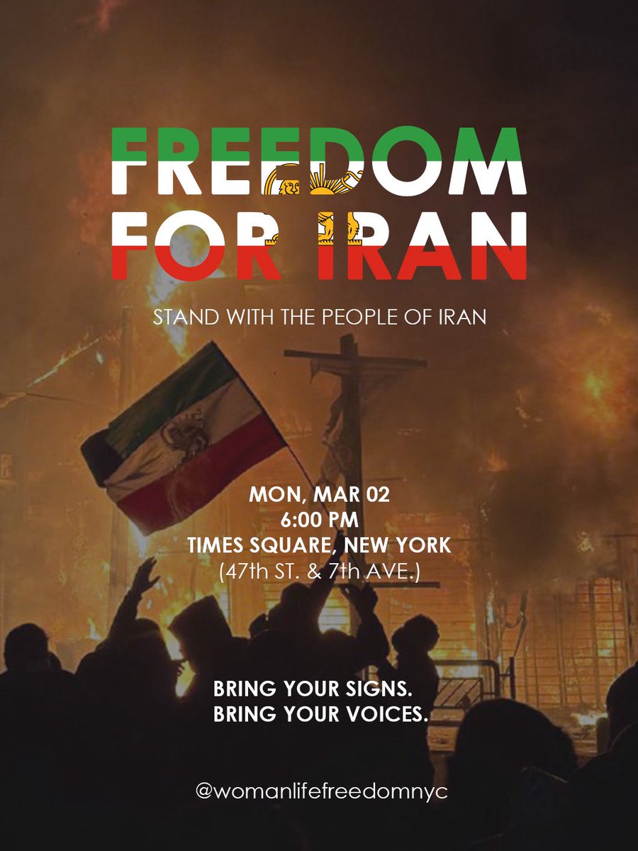Woman Life Freedom NYC tweet media