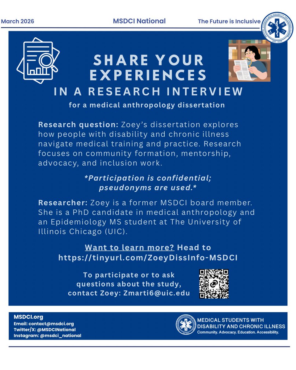 Medical Students with Disability & Chronic Illness tweet media