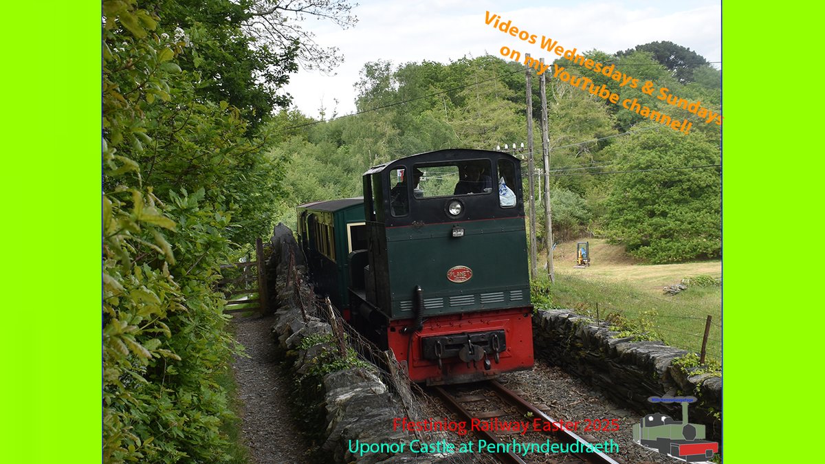 Ffestiniog Railway Easter 2025: Uponor Castle at Penrhyndeudraeth. Check it out youtu.be/0sQwjdGhkgE Thanks! <a href="/festrail/">Ffestiniog & Welsh Highland Railways</a>