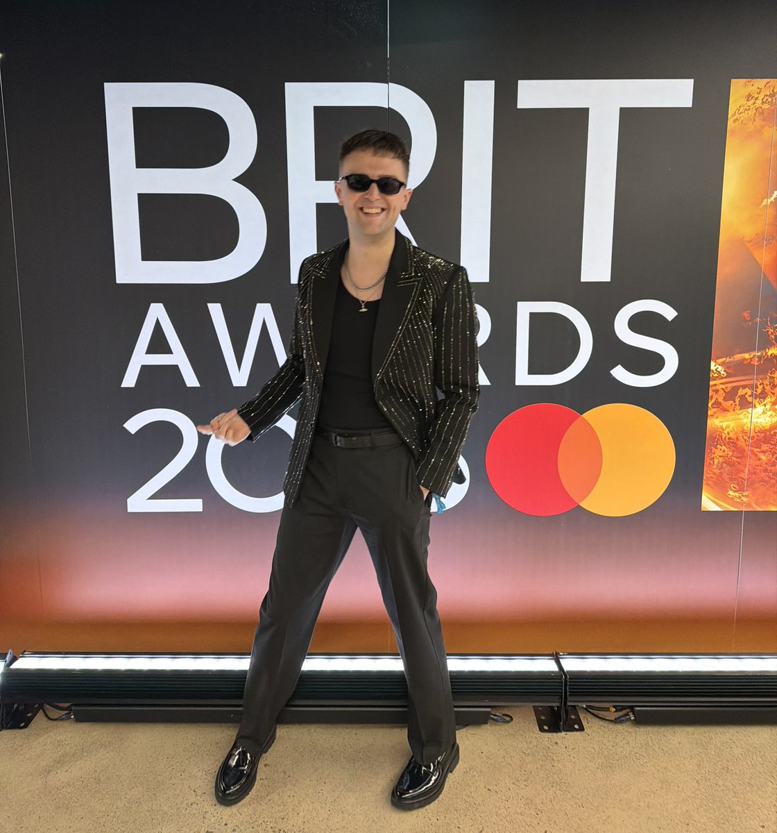 matt2hill's tweet photo. Brit Awards 2026 ✅🏆🥳

Had the best weekend in manny celebrating the Brits 2026 with everyone at @officialcharts and with @lucaslade_ / @thearistonband ❤️

#Brits2026 https://t.co/x7uoVgt4eB