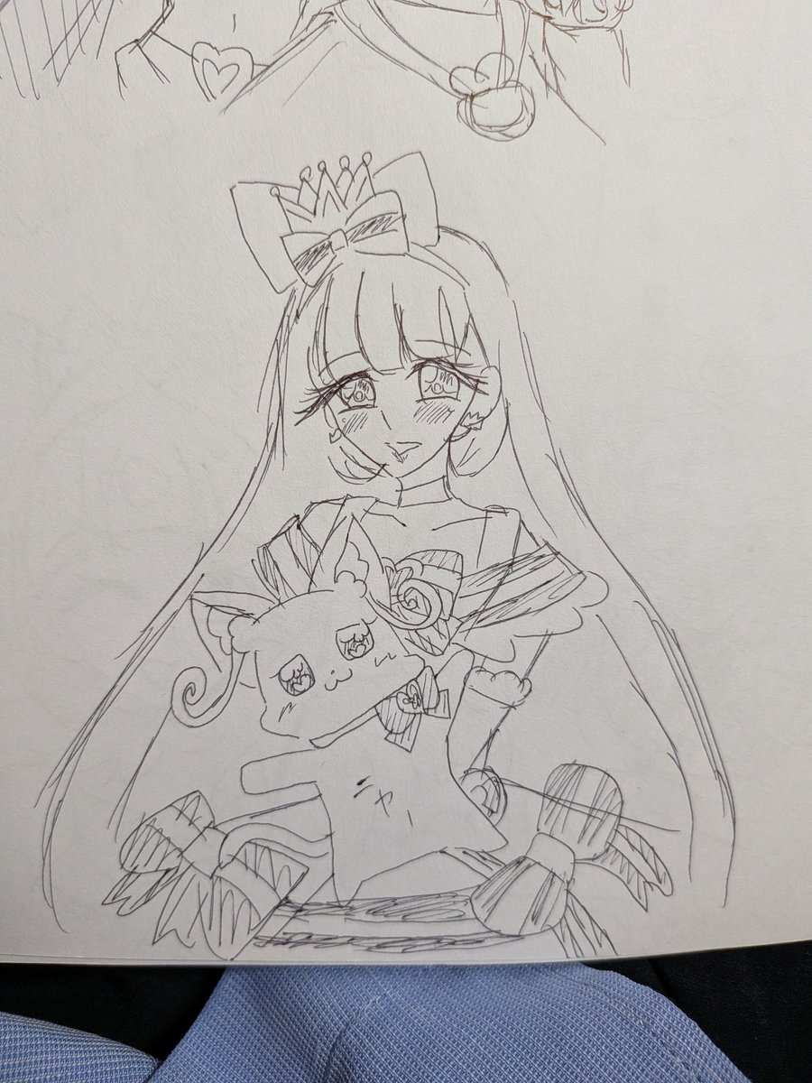 キュアニャミー描いた🐱💕