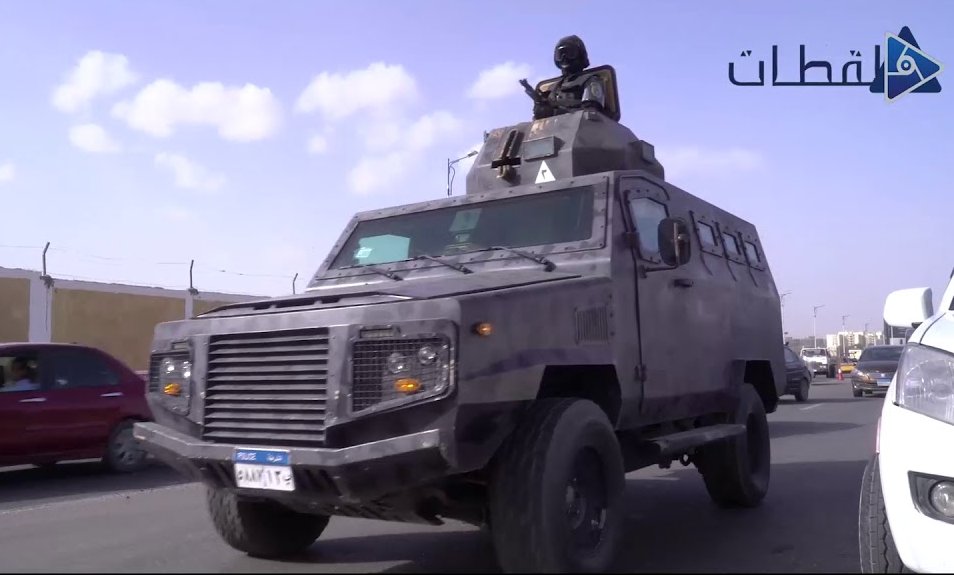LeanderJobse's tweet photo. HMAV APC of Egyptian security forces under the Ministry of Interior. An unknown number was delivered by 2018. This design by STI-Steyr has been produced in the UAE by Ultimate Armour Works FZC (affiliated to DAW Automobile Assembly FZCO). It's also used by Burkina Faso and Ghana https://t.co/5tZJiO8gXP