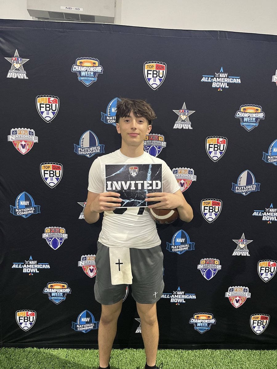 AjRadler81711's tweet photo. Thank you @FBUcamp feeling blessed after making the All Camp Team and earning an invite to Top Gun #FBUTopGun #FBUMiami #SWFLQB @MastroleQB @FBAFOOTBALL4HG @PrepRedzoneFL https://t.co/ET7w8rGxsR