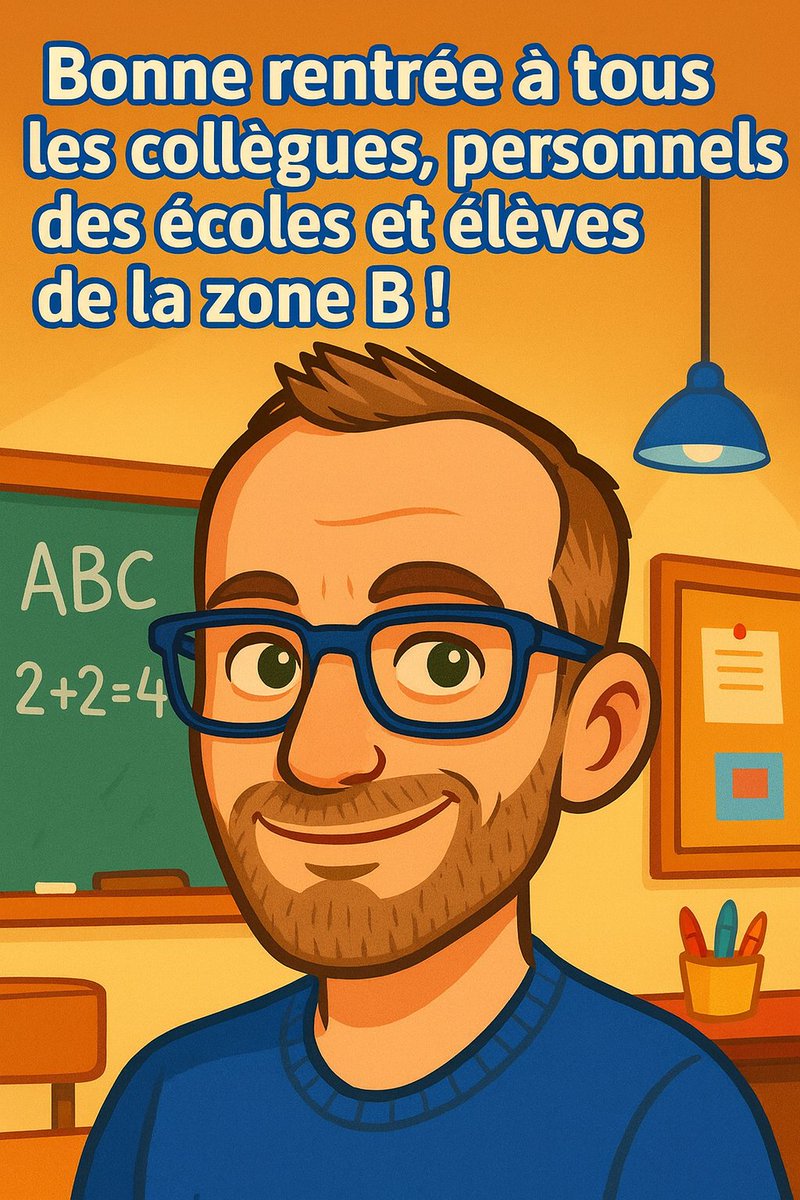 TheTeacherDD's tweet image. Belle reprise à toute la zone B après les vacances de février ❄️📚
Bon courage aux collègues, personnels des écoles, AESH, ATSEM, équipes de direction… et à nos élèves !
Que cette nouvelle période soit riche en projets et en réussites 🌟
#ZoneB #reprise #ecole