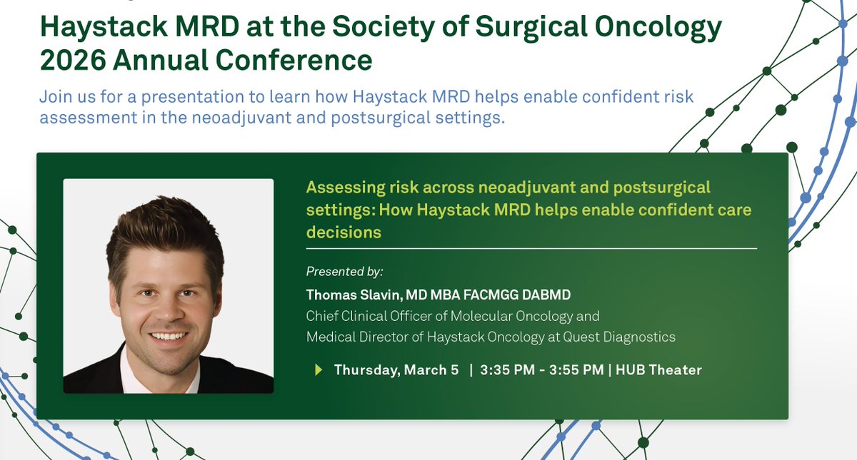 Haystack MRD® by Quest Diagnostics® tweet media