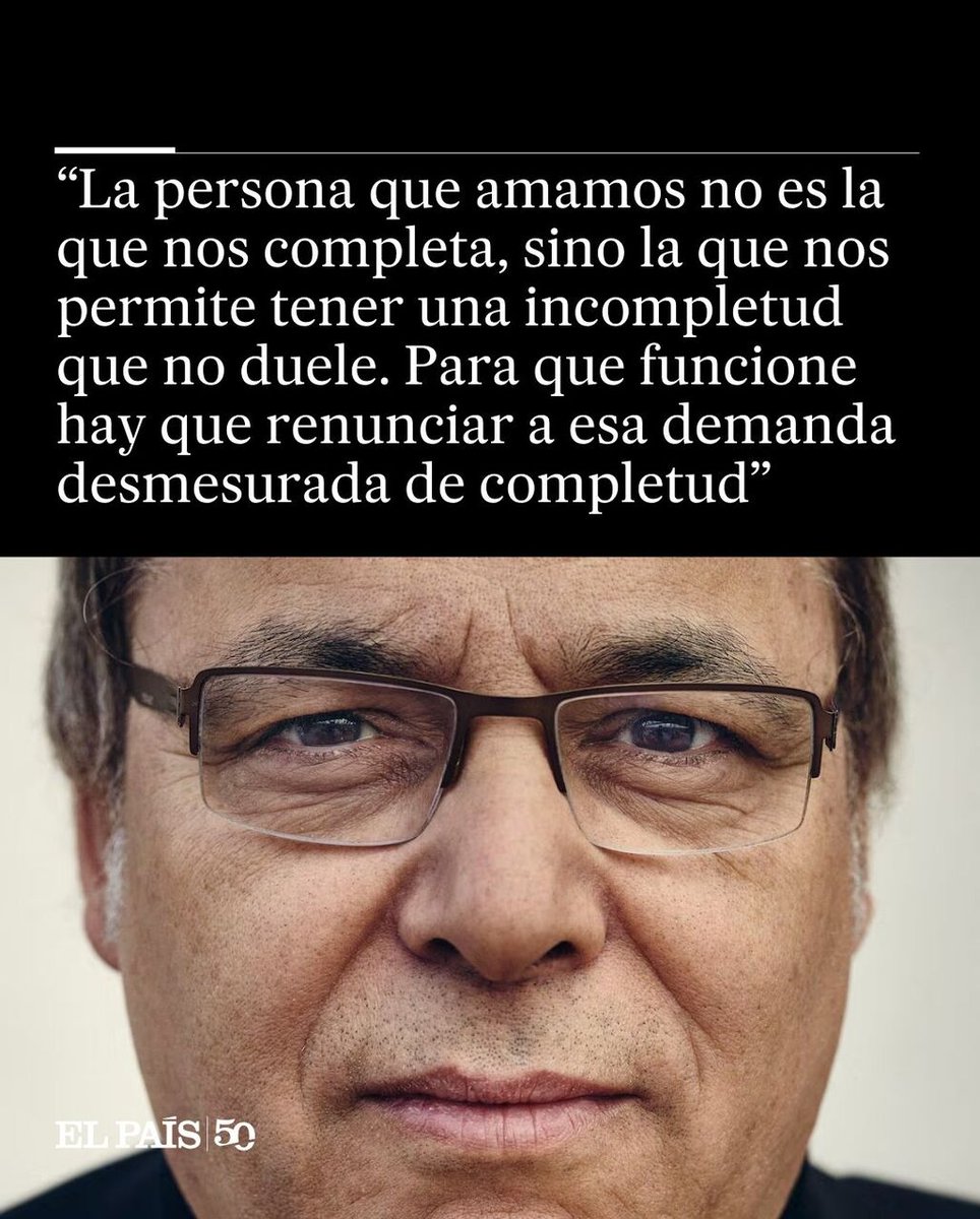 P. ¿El desamor se parece a la muerte?

R. Una de las cosas más difíciles de duelar no es la pérdida del otro, sino la pérdida del lugar que teníamos para el otro. Cuando te dejan de amar, dejas de ser único y pasas a ser del montón. social.elpais.com/njhcn21