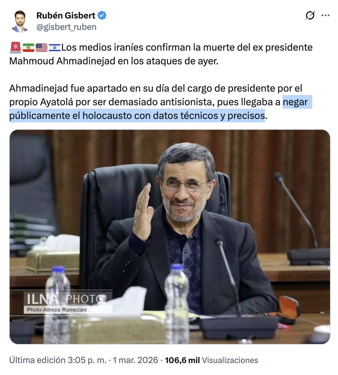 El tovarich Rodillas de Barro enseñando la patita ya sin disimulo.