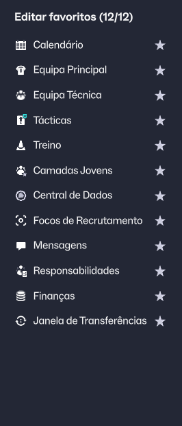 fefuxribeiro's tweet photo. Sobre a interface do FM 26.

Vai nos favoritos, no canto superior direito da tela.

Eu uso assim, não preciso de mais nada, tudo que eu quero acessar está a 2 cliques de distância.

facilitou muito aqui, aí vc edita ao seu gosto se faltar algo. https://t.co/nf1l3JuASz