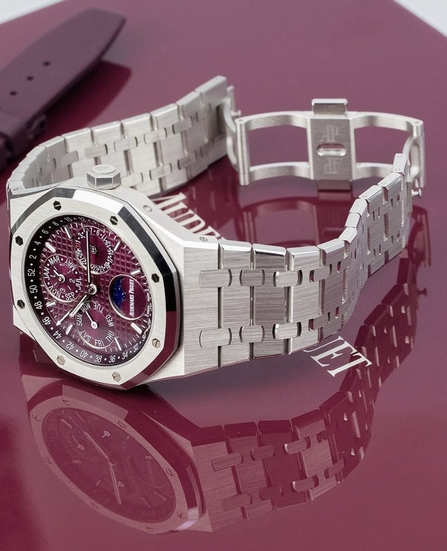 GlobalWatchClub's tweet photo. Audemars Piguet Royal Oak Perpetual Calendar Qatar Edition Ref. 26574BC https://t.co/ktNTBRISjU