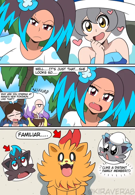 zorua!! pombon!! #PokemonWindsWaves 