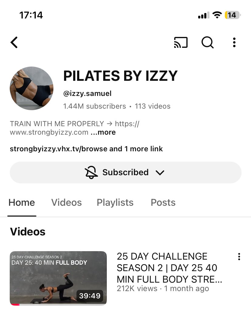 Занималась сегодня пилатесом с этой леди, чуть не отъехала в лучший мир, очень рекомендую всем кто любит издеваться над собой🫡