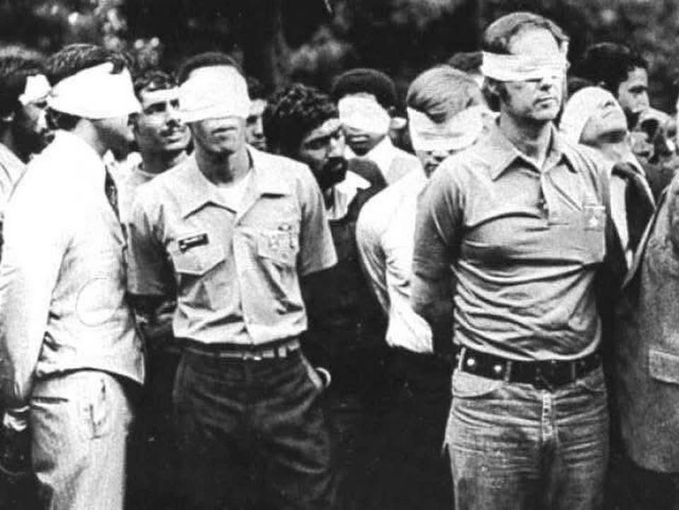 What a disorienting, painful chapter in our history. Fifty-two Americans held hostage for 444 days in Iran beginning in November 1979. I remember how it seeped into everything — even the airwaves. A Boston rock station, WBCN, rewrote “Barbara Ann” into “Bomb-bomb-bomb-bomb-Iran.”