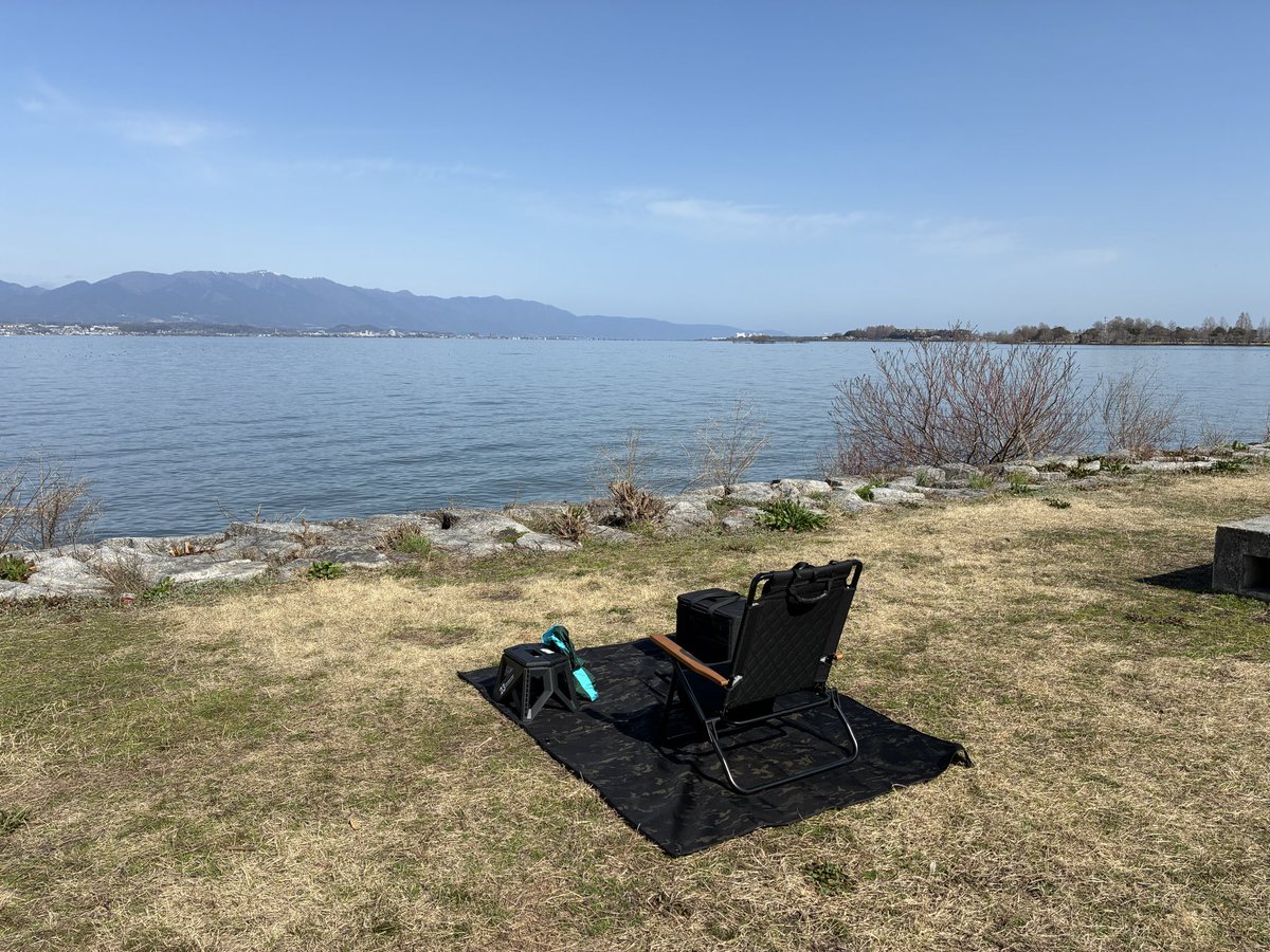hyide0's tweet photo. 久々のディキャンプでした。

日差しが暖かく、風が気持ちいい。

#琵琶湖湖岸緑地支那2
#ソロディキャン https://t.co/H4Ot9nv4Bt
