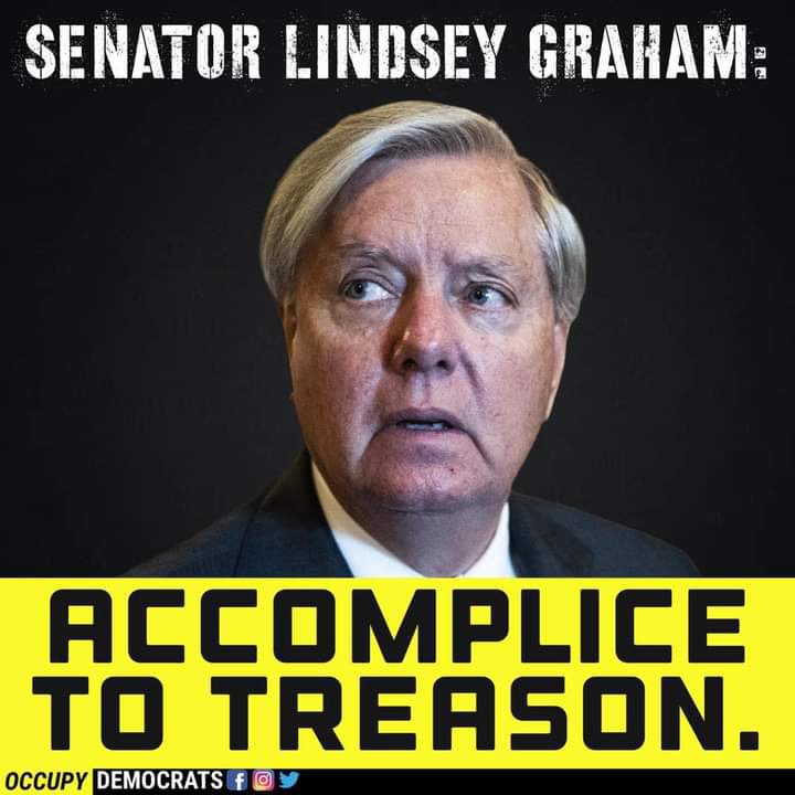 The no-good traitor Graham is an embarrassment to our state…#LindseyGrahamSC must be VOTED OUT OF OFFICE!
