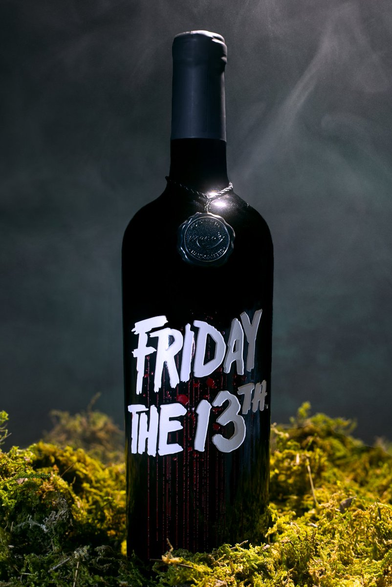 EmptyEffigy's tweet photo. You know who's month it is? That's right, Jason Vorhees! So before dying, why not celebrate with a glass of wine to match those soon to be blood spattered tents? Also, get the wine from @ManosWine https://t.co/B1IvFtGiSA