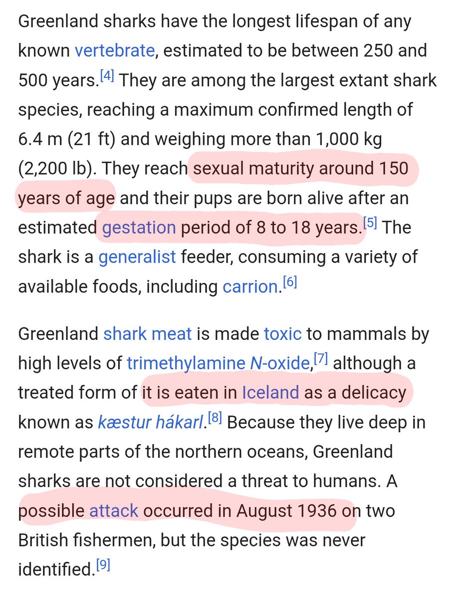 sixpoint_five's tweet photo. @stats_feed 1) Stats at the top are wild.

2)  I'm not sure you should be allowed to eat something that has a life expectancy multiple times your own. 

3) Ref the attack; it's still deciding whether to come round for another go at the fishermen https://t.co/BuAzFTs31Y