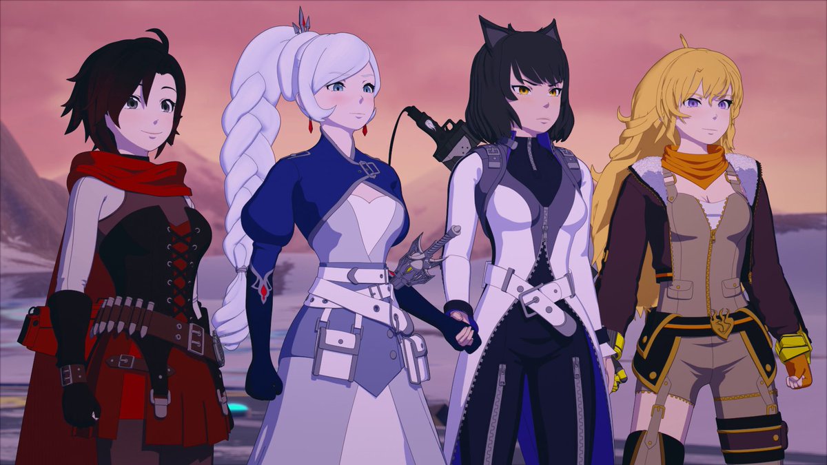 Happy Women’s History Month to Team RWBY!!! ❤️🤍🖤💛