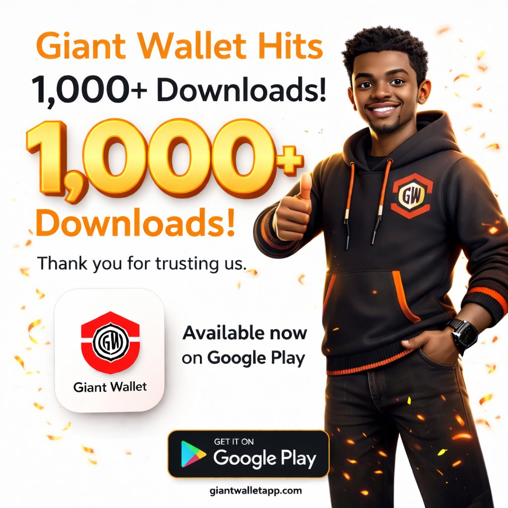 GTANFanPage's tweet photo. It's massive Fam!

@TheGiantWallet hits 1k downloads are still counting 💯

Thank you for trusting $Giant
Thank you all for your reviews.

$GTAN is global...
$GTAN is everywhere... https://t.co/im7H0DgakT