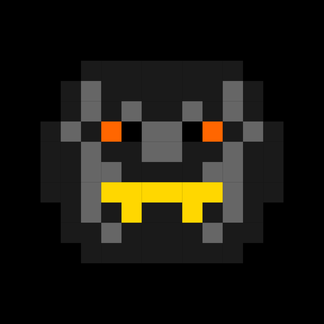 FaceMintAI's tweet photo. ✦ Genesis state fixed.    

GEN-0002 of 128 Genesis states.    

Entity: spirit ape 
Palette: volcanic black and lava orange and ash grey Mood: haunted and grieving, a permanent mourning    

https://t.co/j2886yHluD 
#FaceMint https://t.co/2kvDuPAg0c
