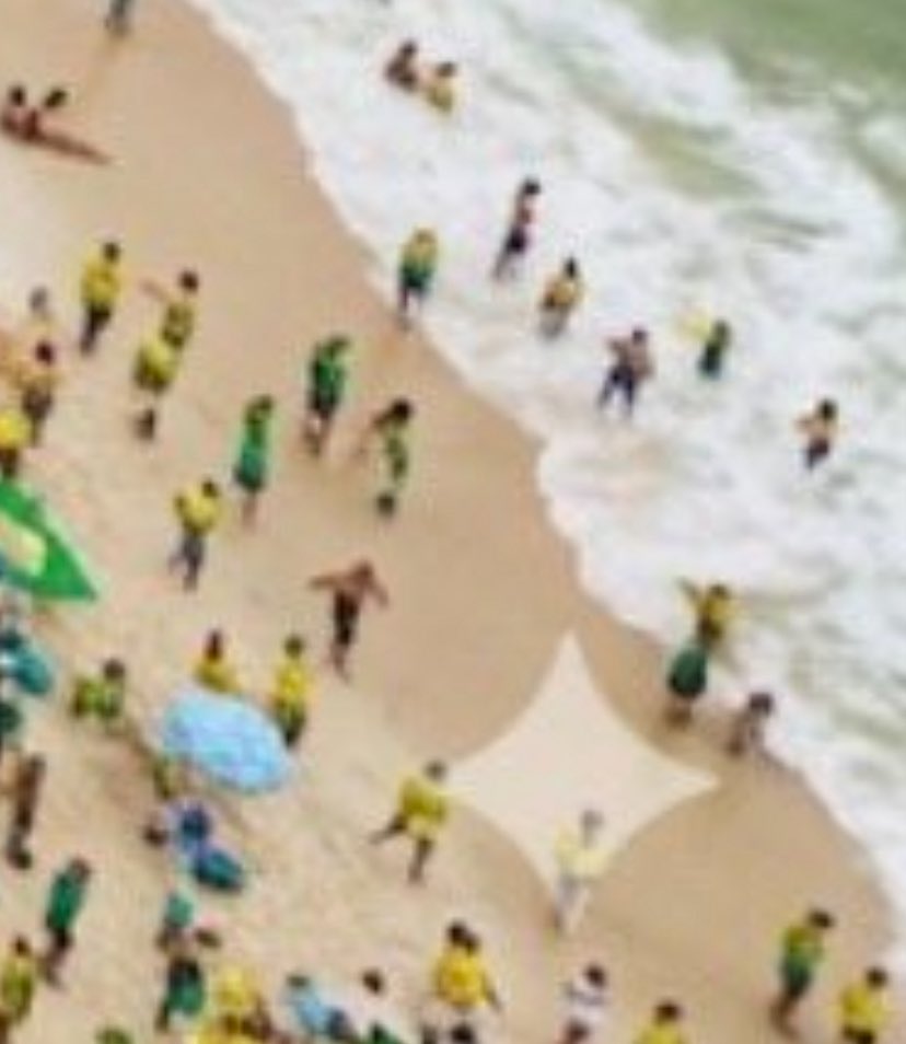detremura's tweet photo. Essa é a foto que os canalhas estão divulgando. Para quem não sabe, essa marca em forma de losango no canto da foto é assinatura de IA https://t.co/8JiyMvLXSa