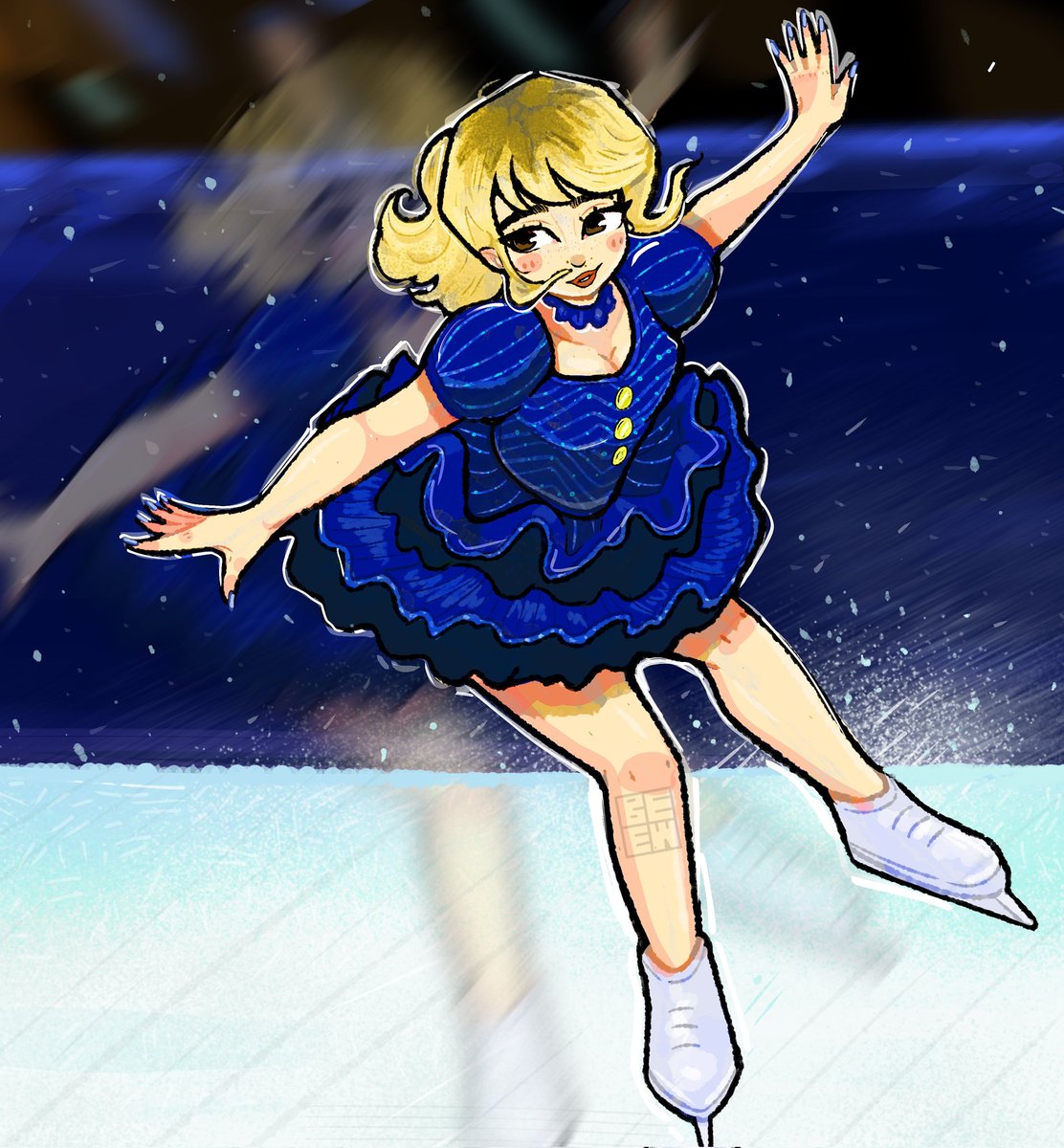 Beewinxkaaa's tweet photo. Alysa olympics⛸️🩵
#AlysaLiu #olympics https://t.co/pdEnJA6Eq9