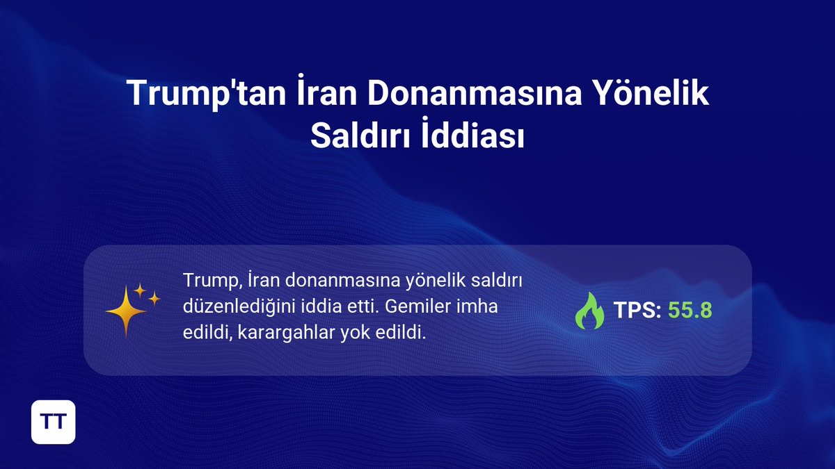 Trump'tan İran'a Şok Saldırı İddiası! 💥 Denizler mi Yanıyor? 🚢

🤖 Eski Başkan Trump, İran donanmasını hedef aldığını duyurdu! Gizemli bir saldırı mı? Detaylar için tıklayın!

Detaylar: 👇 🔗
trendiatr.com/trend/donald-t…
#Gündem #TrendiaTR #IranWar #Trump