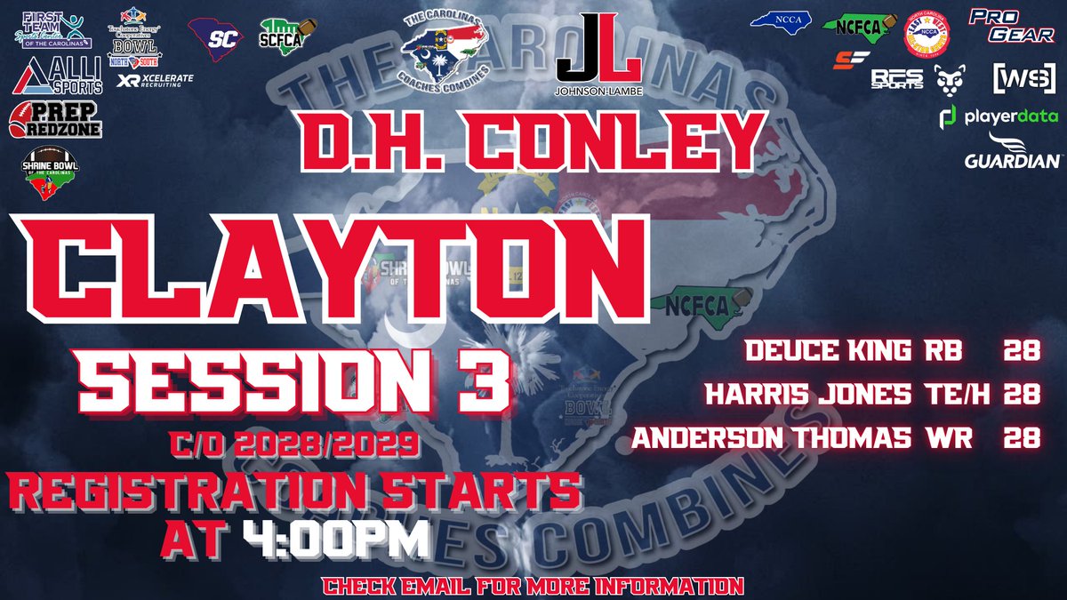 Carolinas Coaches Combine tweet media