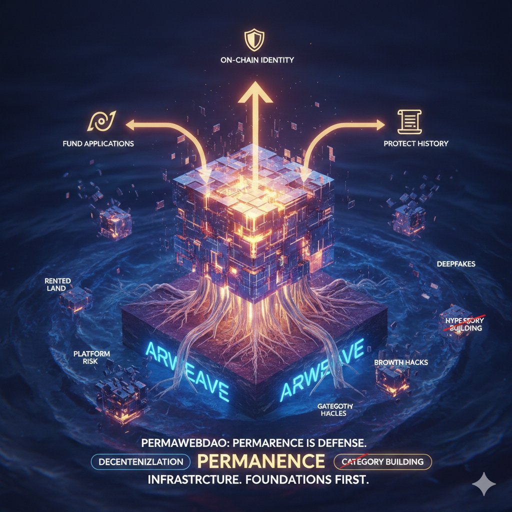 gPermawebDAO

Most people talk about decentralization.

Very few talk about permanence.

That’s where <a href="/permacastapp/">Permacast.app</a> changes the conversation.

It is not another governance wrapper.
It is coordination around permanent infrastructure.

Built on top of Arweave, the mission is simple