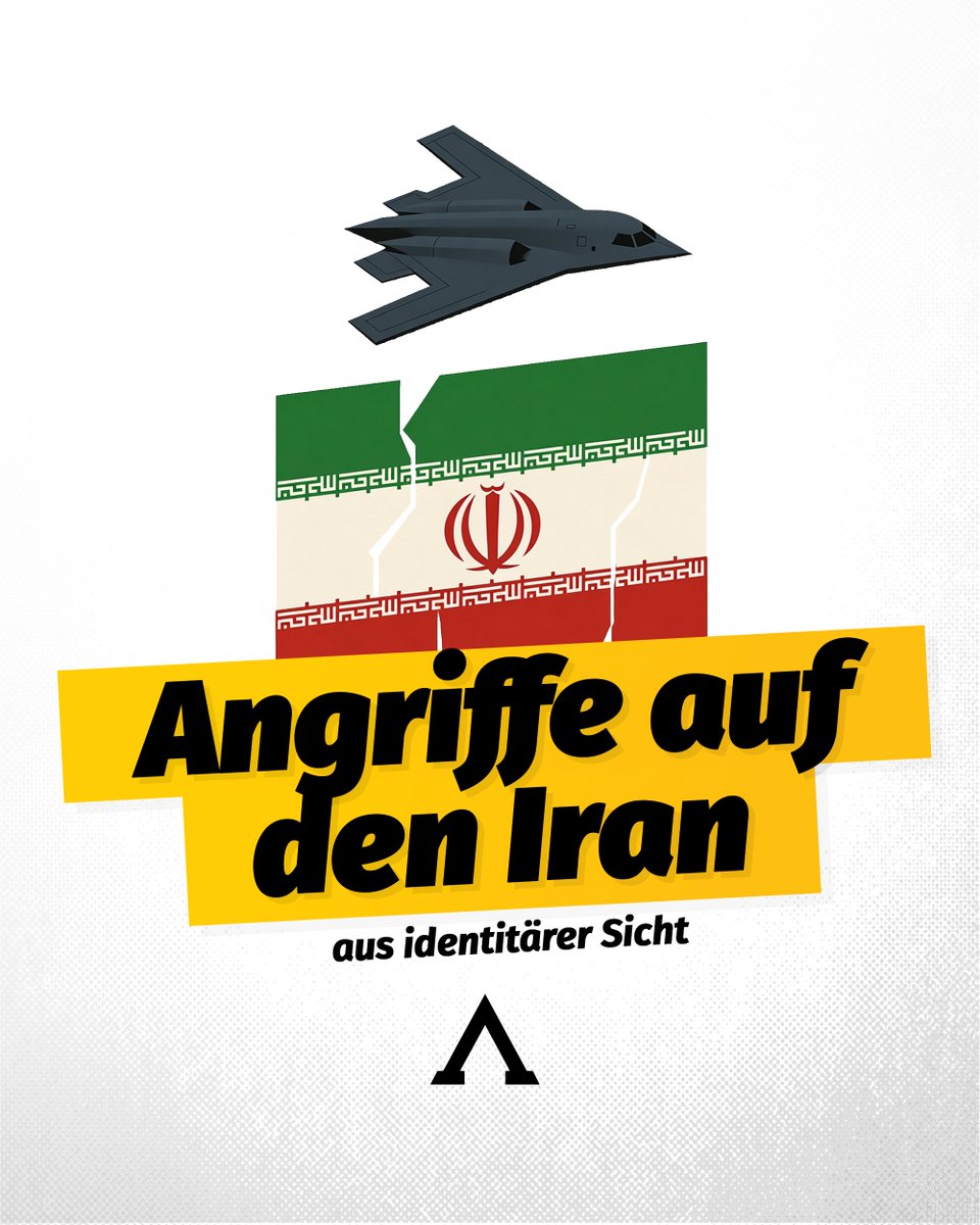 IBDeutschland's tweet photo. Viele Iraner feiern in Deutschland die Militärschläge gegen das Mullah-Regime.

Unabhängig vom Völkerrecht gilt für uns:

1.  Iraner in Deutschland kehren heim.
2.  Keine neuen Fluchtbewegungen nach Europa.
3.  Migrantische Lobbygruppen diktieren nicht unsere Außenpolitik.

Deutsches Interesse zuerst!