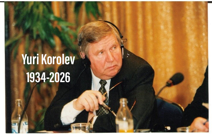 Yuri Vasilyevich Korolev, the Soviet hockey administrator remembered in Canada as head of the Soviet delegation during the 1987 "Punch-up in Piestany" brawl at the World Junior Championships, died today. 

A Honoured Coach of the USSR and IIHF Hall of Fame inductee (Paul Loicq