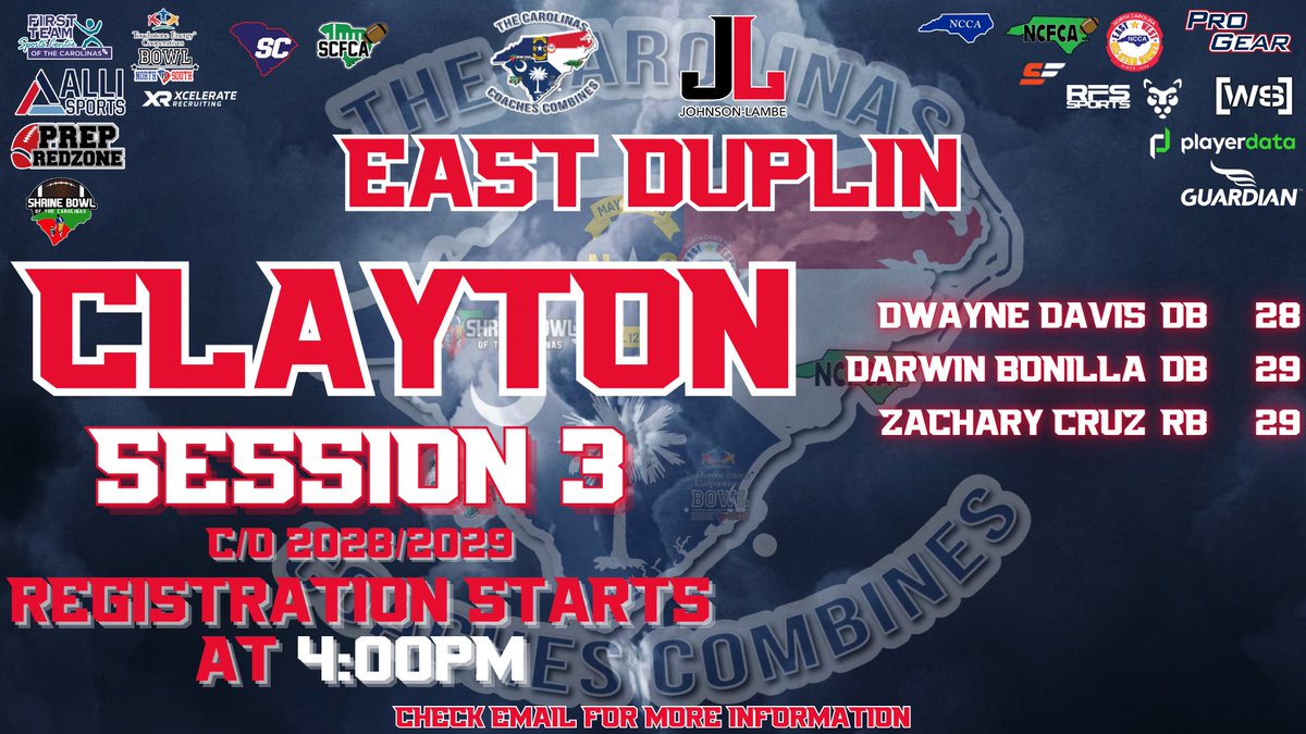 Carolinas Coaches Combine tweet media