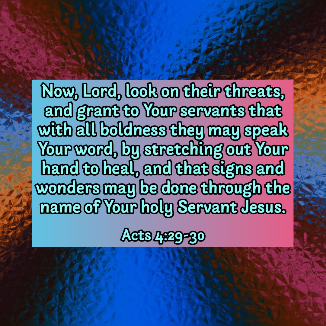 tweets_mb's tweet image. The early church is our example…

#Boldness #Heal #SignsAndWonders #Jesus