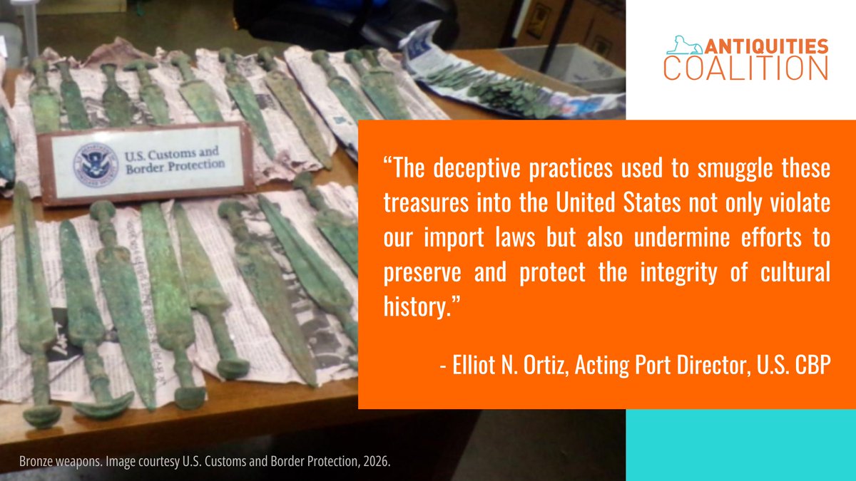 Antiquities Coalition tweet media