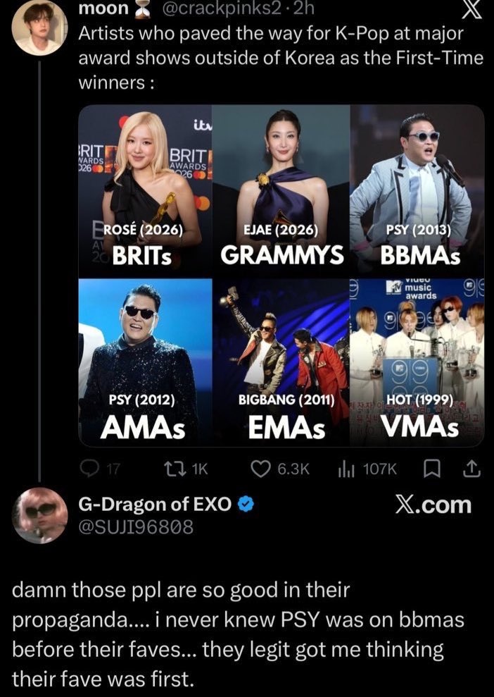 “i never knew PSY was on bbmas” bro that's what we're saying im ctfu 😭😭