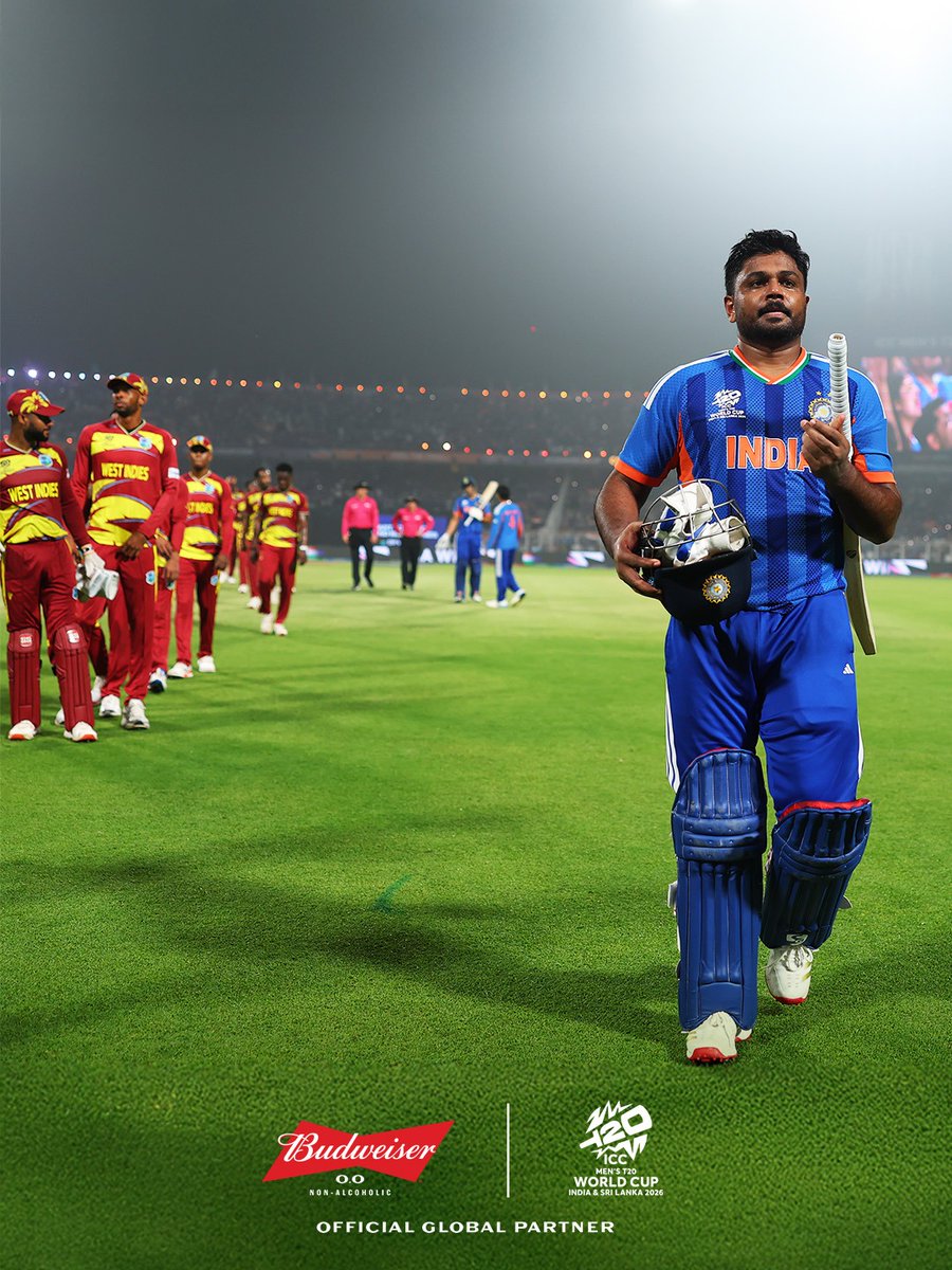 BudweiserIndia's tweet photo. Petition to rename Sunday as Sanjuday

#super8 #T20WorldCup #INDvsWI https://t.co/jSU6UfLVvw