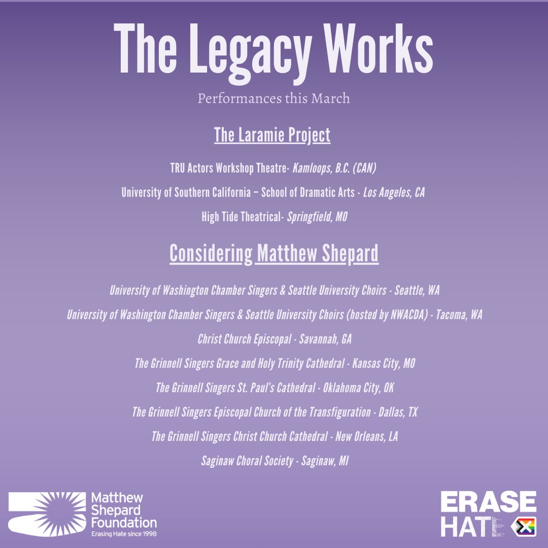 Matthew Shepard Foundation tweet media