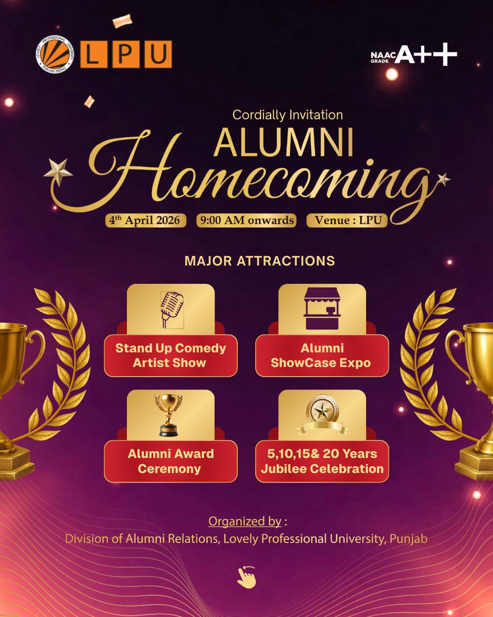 LPU Alumni Association tweet media