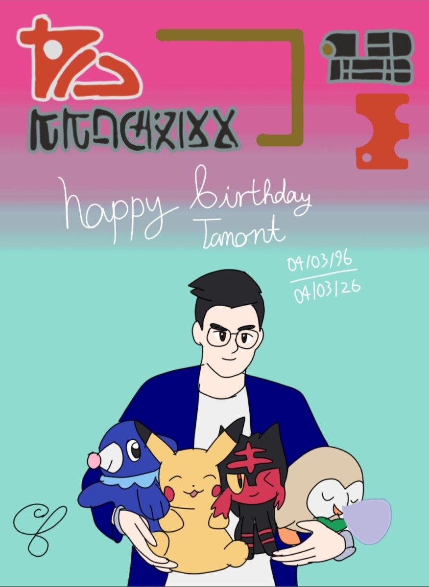 CassiopeiaCB's tweet image. @tanont916 @Nont30_project
Happy 30th birthday นะครับ, พี่นนท์
&amp;amp; Happy 30th Anniversary to Pokémon 

(ฝากผลงานสำหรับ Project วันเกิดพี่นนท์ปีนี้
ด้วยนะครับ)

(Cr. ภาพต้นฉบับ :
Pokémon Thailand Official/@TrueID_TH )
#NONT30XNF #นนท์แฟมสายอาร์ต 
#Pokemon30thAnniversary
#NONTTANONT