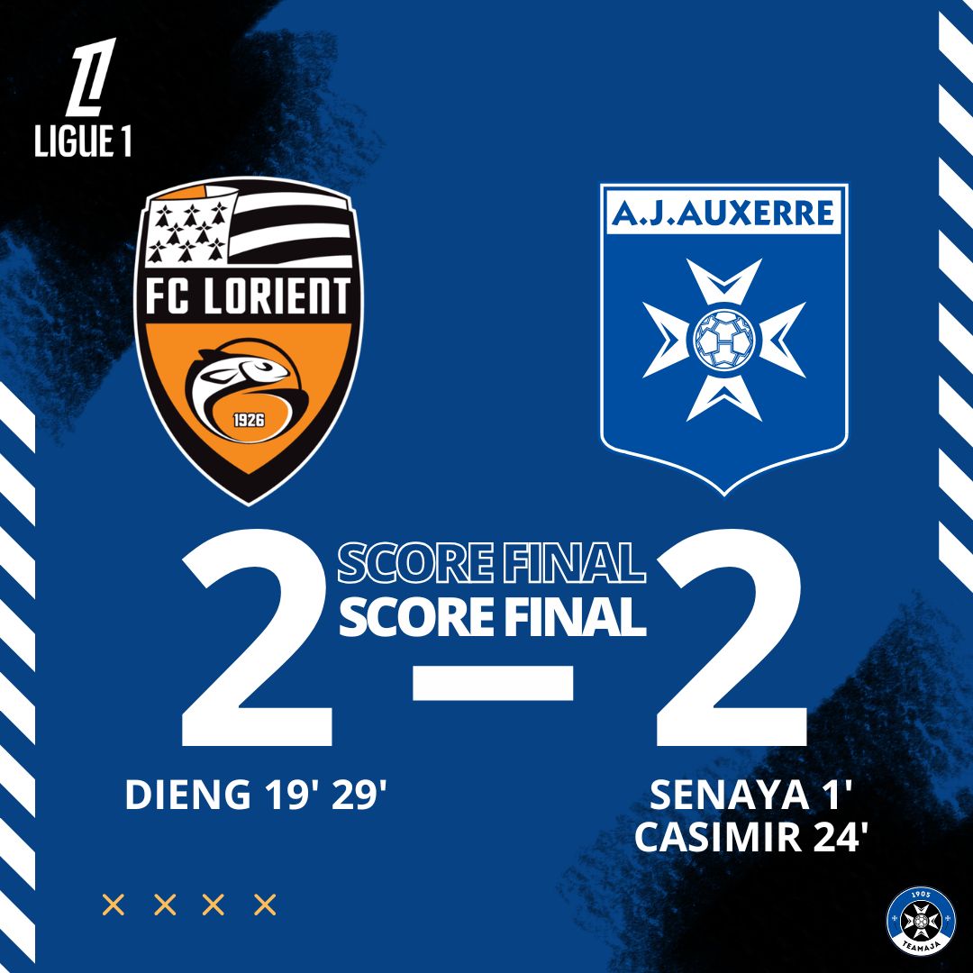 TeamAJA89's tweet photo. #FINDUMATCH
Christophe Pélissier cherchait surement un électrochoc avec cette compo remaniée, et ça semble avoir fonctionné aujourd'hui car les auxerrois ont montré un autre visage face à une belle équipe lorientaise.
Un point au Moustoir, on prend !
#TeamAJA #FCLAJA https://t.co/5uj6PjNdyz