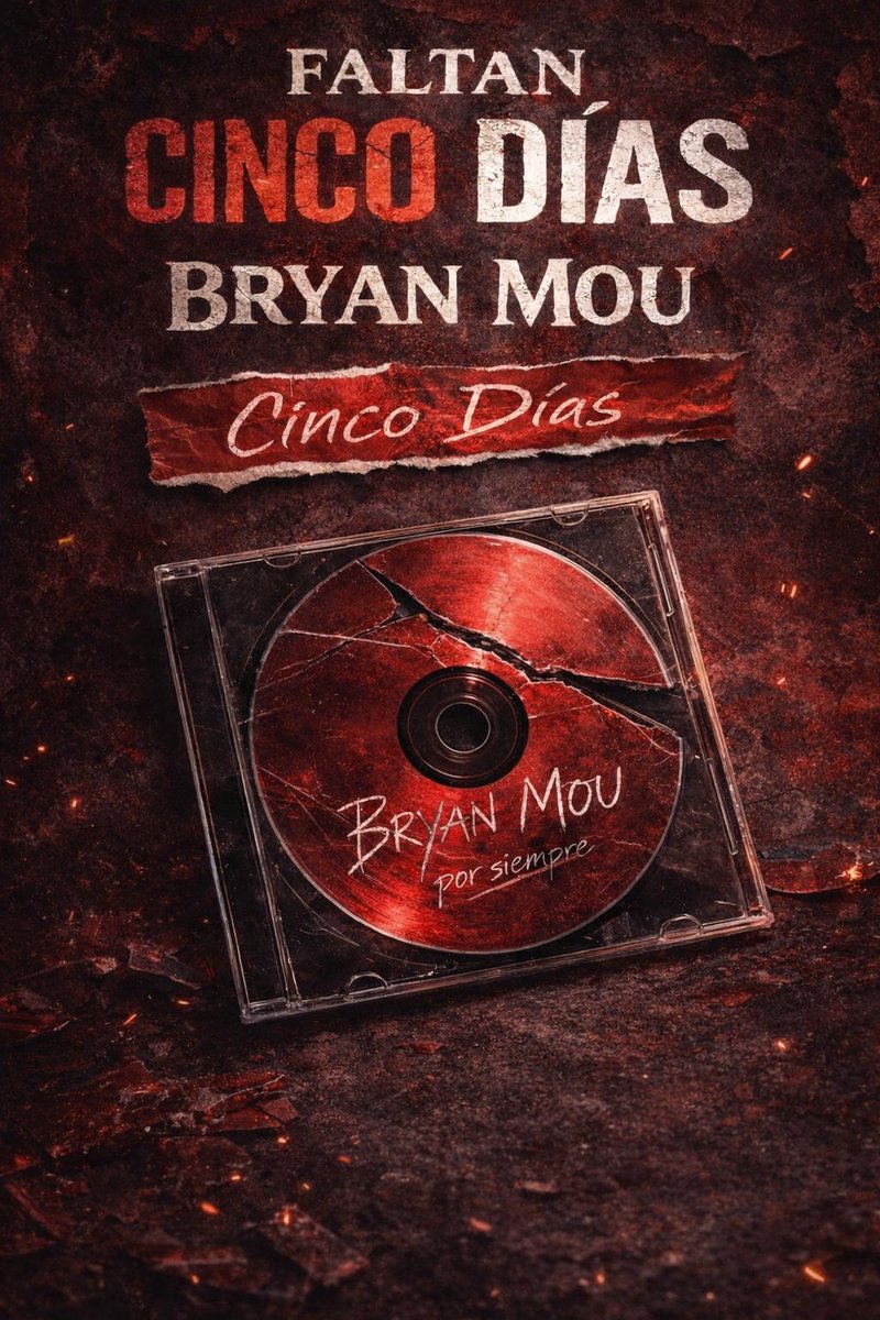 En tan solo 5 días mas tendremos #PorSiempre de <a href="/bryanmouque/">Bryan Mou</a> 

¿Ya dieron pre-save? 👇
artists.landr.com/por-siempre-br…

#BryanMou