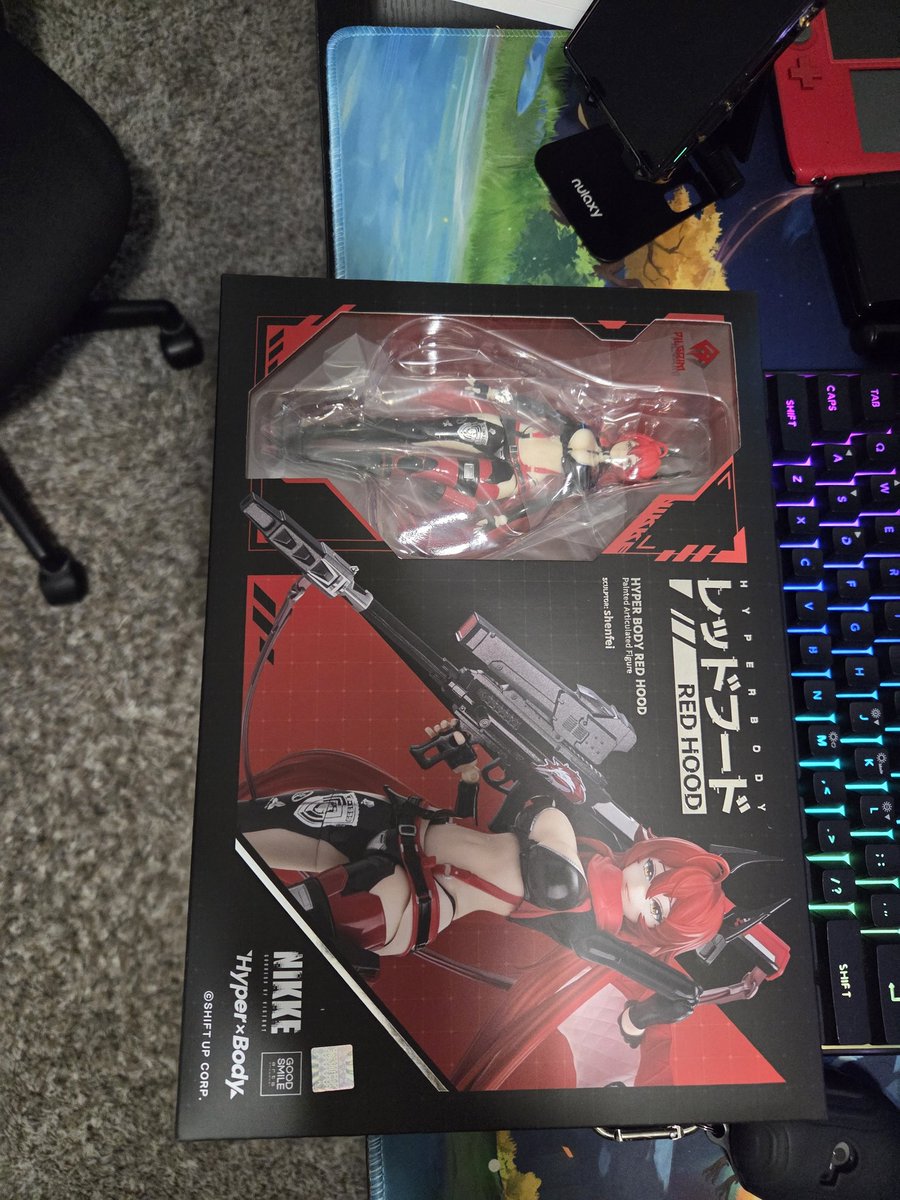 Labra_jos's tweet photo. Red hood figure from the video game NIKKE one of my favorite characters , I bought it through the amiami page #NIKKE #RedHood https://t.co/SWyIkOXj7q