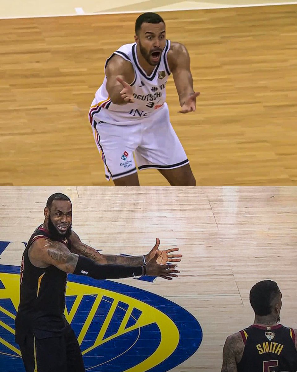 EuroBasket's tweet image. The good ending of LeBron ft. J.R. Smith. 😂

#FIBAWC | #StepItUp