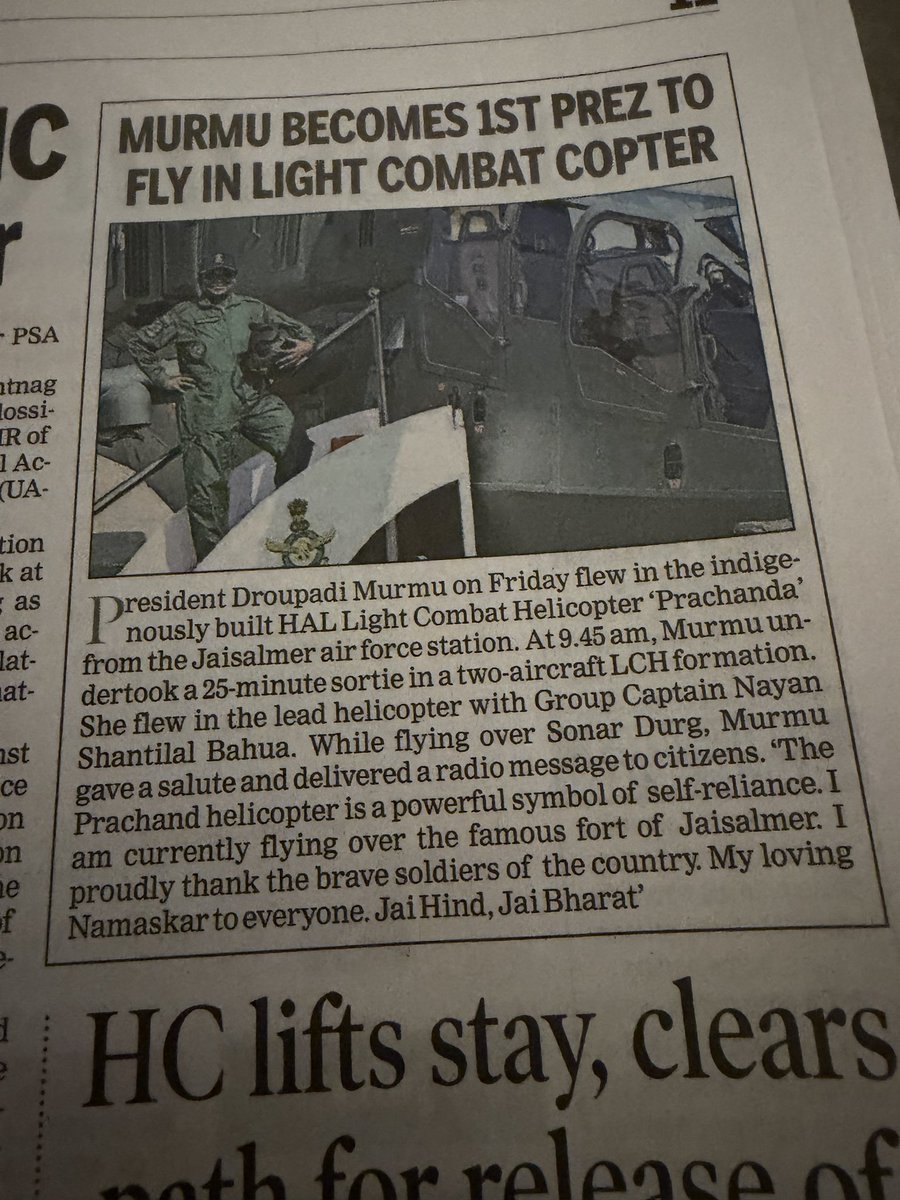 hailpreeti's tweet photo. @timesofindia 
The President of India is not your friend that you have the liberty to address her by the first name . Teach some manners and etiquette’s to your reporter. Check the body of the article, disrespectful . @rashtrapatibhvn @PMOIndia https://t.co/VNPHiDveHb