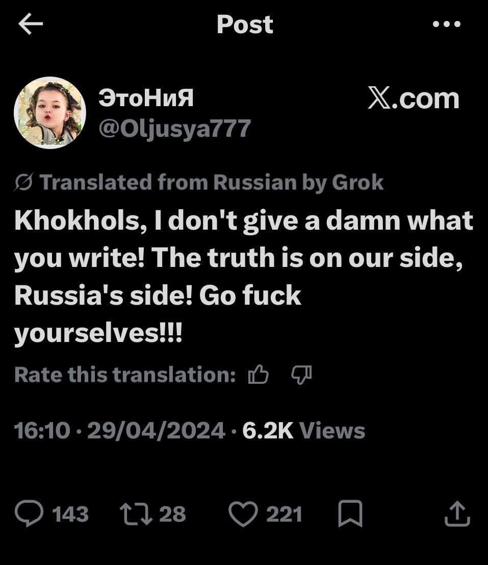 nastasiaKlimash's tweet photo. Russians be like: “stupid khokhols, pig language, not a real country, Za Pytina, Za Rosssiiy, kill-kill-kill 😂😂😂” 
A few years later: “oh noooooo, my son died in SMO 😭😭😭” https://t.co/oV9skO22RD