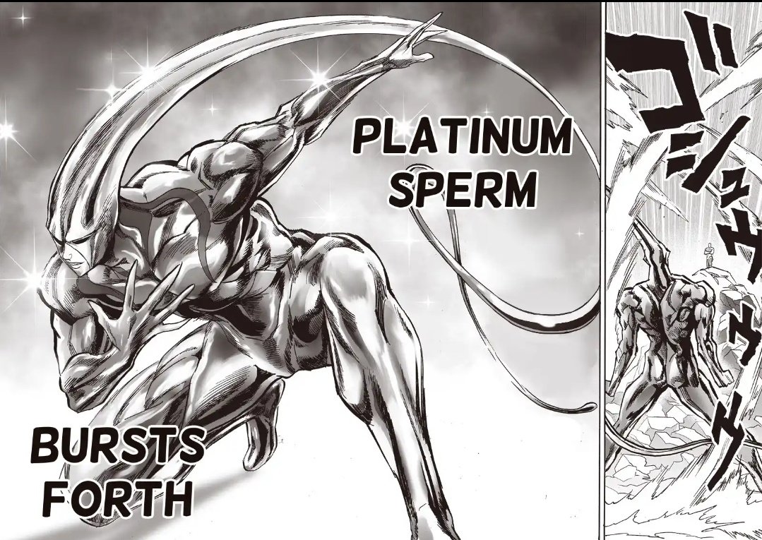 It was pretty smart of Black Sperm to keep some clones as insurance, bro did not let Platinum Sperm get to his head..... Or was he just scared that King would One shot him regardless of how strong he got?