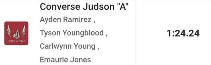 emaurie_jones's tweet photo. 2/29 4x4 record was broken by me and my relay team 3:13:63 with new record 3:13:59. Also holding US #1 4x2 &amp; US #2 4x4 https://t.co/eey4aZR3XW