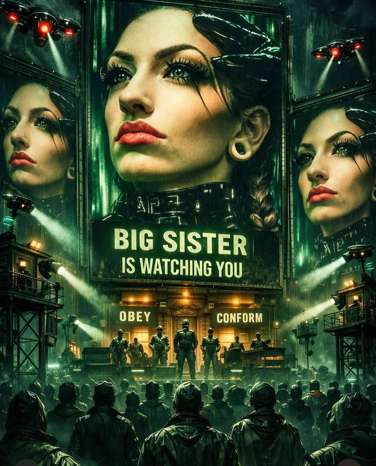 Big Brother was a dick.
Big Sister is here.
Big Sister wants you to have a good time whether you like it or not.
#KINKSOC #BigSisterIsWatchingYou

DESIRE IS OBEDIENCE.
OBEDIENCE IS WORSHIP.
WORSHIP IS SURRENDER.

Who's a ĠøøðBöŷ™️?!🫡😈
Join the Party: instagram.com/notcybtroy