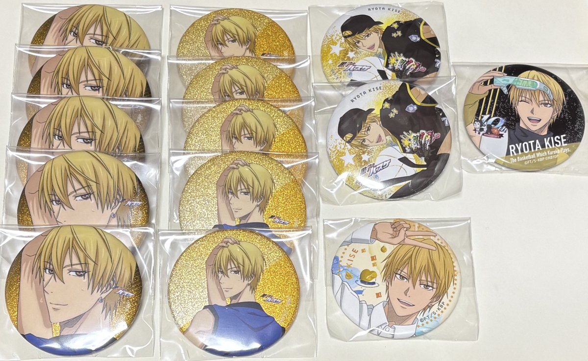 交換 譲渡 買取】黒子のバスケ 黒バス 缶バッジ [譲]黒子、火神、黄瀬