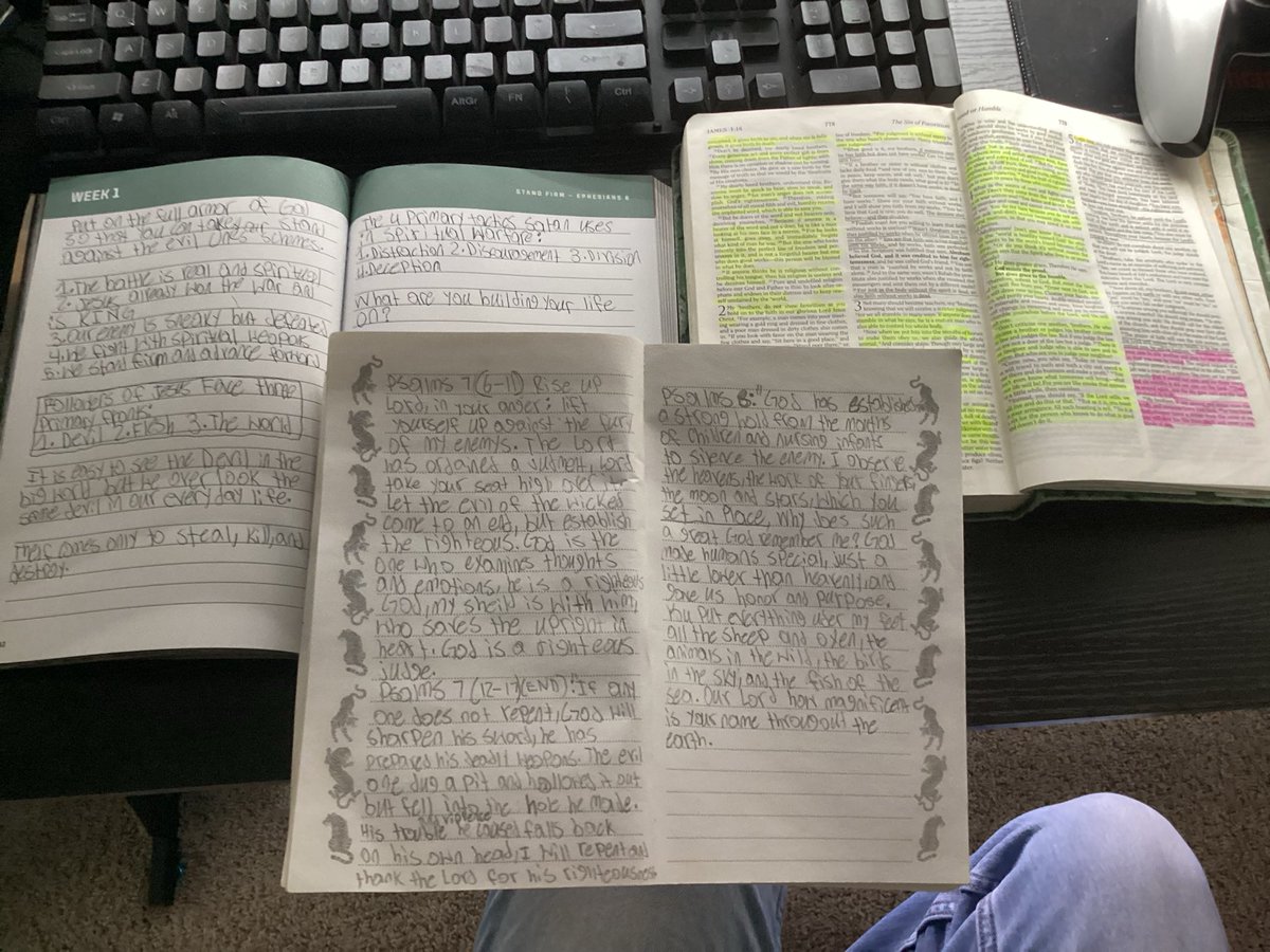 _theisaackiyee's tweet photo. Started my day the RIGHT way 🙏📖🔥
Time in the Word, church vibes, and a 🔥 breakfast 🍳🥓🥑
Super thankful for my pastor praying over me and speaking life into my journey.
Student-athlete who puts God first and works hard every day 💪🏈✝️
All glory to God 🙌 https://t.co/2gKlJw7oi8